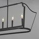 Arden Six Light Linear Pendant (10427BK)