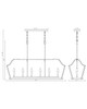 Arden Six Light Linear Pendant (10427BK)