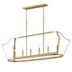 Maxim - 10427NAB - Six Light Linear Pendant - Arden - Natural