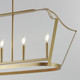 Arden Six Light Linear Pendant (10427NAB)