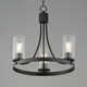 Livingston Three Light Chandelier (10467CDBK)