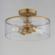 Livingston Two Light Semi-Flush Mount (10469CDNAB)