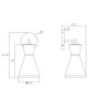 Sinch One Light Wall Sconce (11450SWSN)