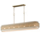 Maxim - 12817OFNAB - Seven Light Linear Pendant - Seacliff - Natural Aged Brass