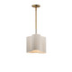 Maxim - 12831OFNAB - One Light Pendant - Corsica - Natural Aged Brass