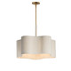 Maxim - 12835OFNAB - Five Light Pendant - Corsica - Natural Aged Brass