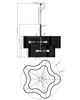 Corsica Six Light Pendant (12836OFNAB)