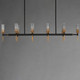 Flambeau Ten Light Linear Pendant (16119CLBKAB)