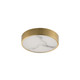 Maxim - 18210WANAB - LED Flush Mount - Slab - Natural Aged Brass