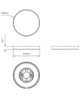 Slab LED Flush Mount (18214WADBZ)