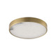 Maxim - 18214WANAB - LED Flush Mount - Slab - Natural Aged Brass