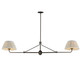 Maxim - 18412BWANB - Two Light Pendant - Dunbridge - Weathered Brass
