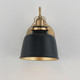 Hollis One Light Wall Sconce (21421BKNAB)