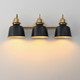 Hollis Three Light Wall Sconce (21423BKNAB)
