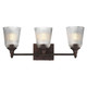 Maxim - 21543CRDBZ - Three Light Bath Vanity - Julip - Dark Bronze