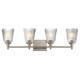 Maxim - 21544CRSN - Four Light Bath Vanity - Julip - Satin Nickel