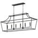 Maxim - 25317BK - Six Light Linear Pendant - Clifton - Black