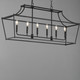 Clifton Six Light Linear Pendant (25317BK)