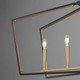 Melrose Six Light Linear Pendant (28616BKNAB)