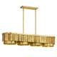 Regalia Four Light Linear Chandelier (28768GL)
