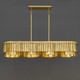 Regalia Four Light Linear Chandelier (28768GL)