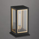 Neoclass One Light Deck Lantern (30057CLBKGLD)