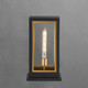 Neoclass One Light Deck Lantern (30057CLBKGLD)