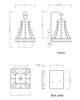 Bramwell VX One Light Wall Sconce (40981BKP)