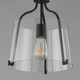 Bellmore One Light Semi-Flush Mount (5681CLBK)