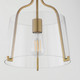 Bellmore One Light Semi-Flush Mount (5681CLNAB)