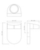 Ledge LED Outdoor Wall Sconce (86196BK)