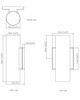 Colombo LED Outdoor Wall Sconce (86412BK)