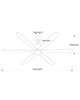 Petals 60" Ceiling Fan (88326WTNAB)