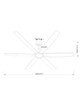 Albatross 72" Ceiling Fan (88366MW)