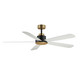 Daisies 60" Ceiling Fan (88828BKGLD)