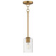 Maxim - 90461CDNAB - One Light Pendant - Livingston - Natural Aged Brass