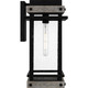 Strader One Light Outdoor Wall Mount (SAD8409MBK)