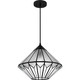 Quoizel - TF6813MBK - One Light Pendant - Tiffany - Matte Black