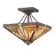 Quoizel - TF885SVB - Two Light Semi Flush Mount - Stephen - Vintage Bronze