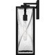 Zarah One Light Outdoor Wall Mount (ZAR8407MBK)