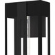 Boswell One Light Outdoor Wall Lantern (BSW8409MBK)