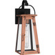 Quoizel - CLN8406AC - One Light Outdoor Wall Mount - Carolina - Aged Copper