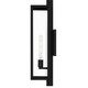 Dale One Light Outdoor Wall Lantern (DLE8406MBK)