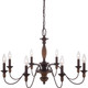 Holbrook Eight Light Chandelier (HK5008TC)