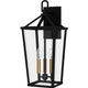 Hull Three Light Outdoor Wall Mount (HUL8409MBK)