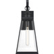 Paxton One Light Outdoor Wall Lantern (PAX8407MBK)