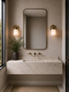 Merano One Light Bath Vanity (V68083BB)