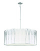 manufacturer_finish:Polished Nickel|manufacturer_glass:White Fabric|light_source:LED|light_output:6901.00lm|color_temperature:3000K|cri:91|voltage:Unspecified