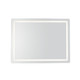 Kuzco Lighting - VM30348-5CCT - LED Vanity Mirror - Seneca - Sandblasted Merc Edge