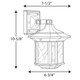 Arts And Crafts One Light Wall Lantern (P5628-46)